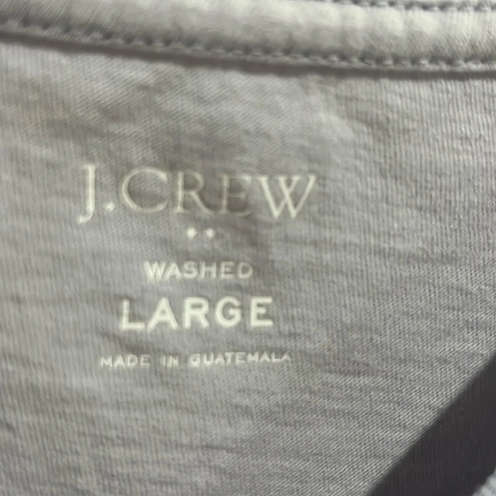 J.Crew light blue washed short sleeve crewneck T-shirt, Size L